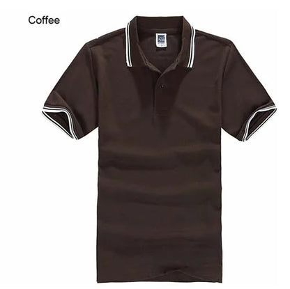 New Brand Men's Polo Shirt For Men Desiger Polos Men Cotton Short Sleeve shirt Clothes jerseys golftennis Plus Size XS- XXXL