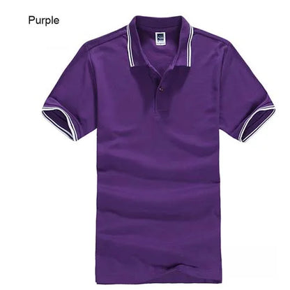 New Brand Men's Polo Shirt For Men Desiger Polos Men Cotton Short Sleeve shirt Clothes jerseys golftennis Plus Size XS- XXXL