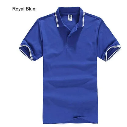 New Brand Men's Polo Shirt For Men Desiger Polos Men Cotton Short Sleeve shirt Clothes jerseys golftennis Plus Size XS- XXXL