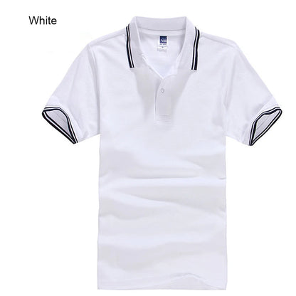 New Brand Men's Polo Shirt For Men Desiger Polos Men Cotton Short Sleeve shirt Clothes jerseys golftennis Plus Size XS- XXXL