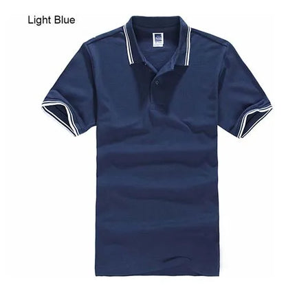 New Brand Men's Polo Shirt For Men Desiger Polos Men Cotton Short Sleeve shirt Clothes jerseys golftennis Plus Size XS- XXXL