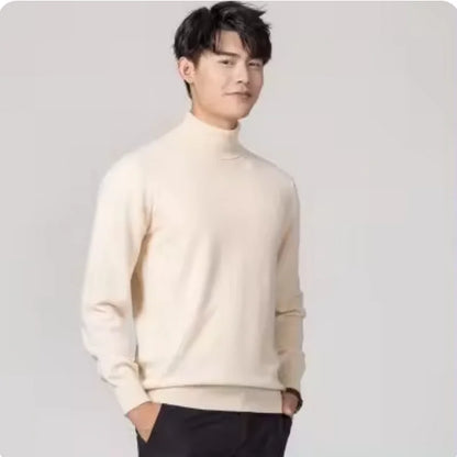 Cashmere turtleneck men sweater clothes for autumn winter jersey hombre pull homme hiver pullover men high neck sweaters