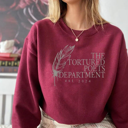 The Tortured Poets Departmentest 2024 Printed Sweatshirts Women Men Causal TTDP Hoodie Harajuku in My Era Merch Womans Clothing