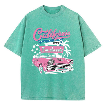 California 1998 I'M Classic Racing Women T Shirt Street Casual Tshirt Breathable Cool Tee Shirtsimple Loose T-Shirt Female