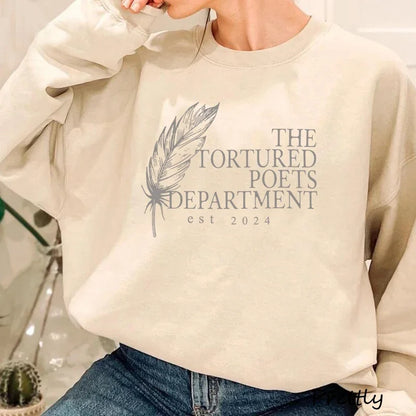 The Tortured Poets Departmentest 2024 Printed Sweatshirts Women Men Causal TTDP Hoodie Harajuku in My Era Merch Womans Clothing