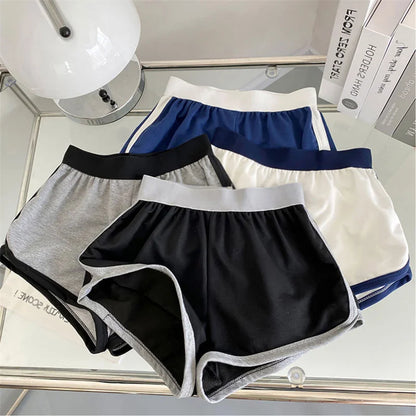 Summer Shorts For Women Casual High Waist Teens Trouser All-match Slim Patchwork Y2K Clothes Comfortable Breathable Ladies Short