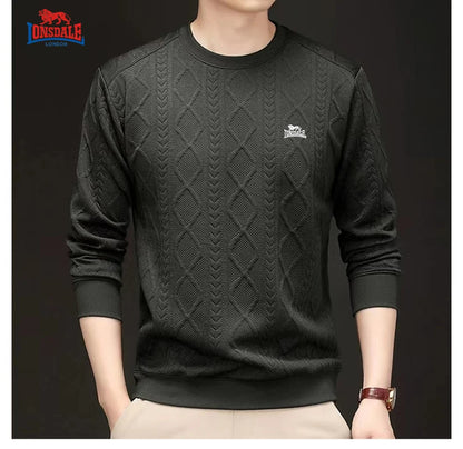 Autumn Winter Men's Color Blocking Sweater Men's Knitting Pullovers O-neck Knitted Sweater Warm Men Jumper Casual Sweater