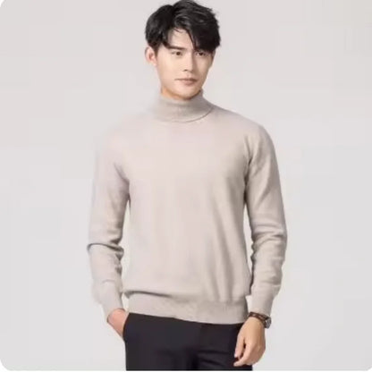 Cashmere turtleneck men sweater clothes for autumn winter jersey hombre pull homme hiver pullover men high neck sweaters