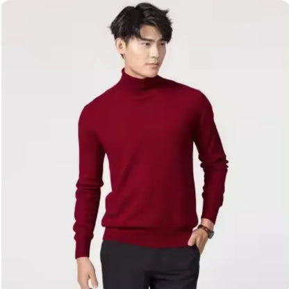 Cashmere turtleneck men sweater clothes for autumn winter jersey hombre pull homme hiver pullover men high neck sweaters