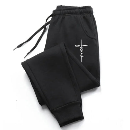 Men Bodybuilding Pant Autumn Winter Tracksuit Sweatpants Casual Comfortable Trousers Drawstring Full Length Pants Jogging Pants