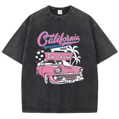 California 1998 I'M Classic Racing Women T Shirt Street Casual Tshirt Breathable Cool Tee Shirtsimple Loose T-Shirt Female